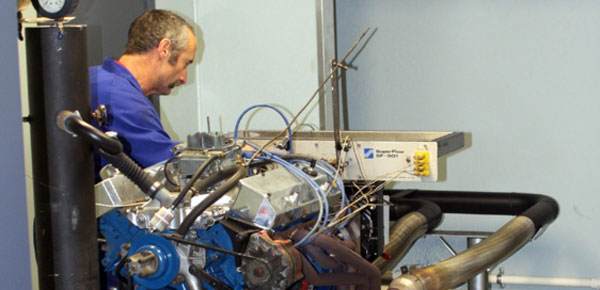 V8 race engine on the Rivers Speed engine dyno